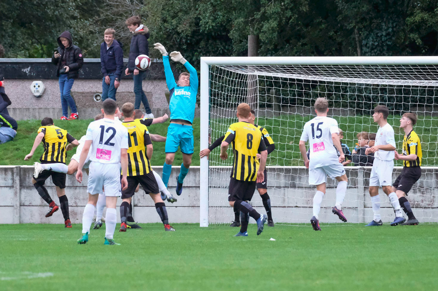 Trafford vs Prescot Cables 

League match at Shawe View during the 2019/20 Betvictor Northern Premier season 05/10/2019.

Photograph by John Middleton