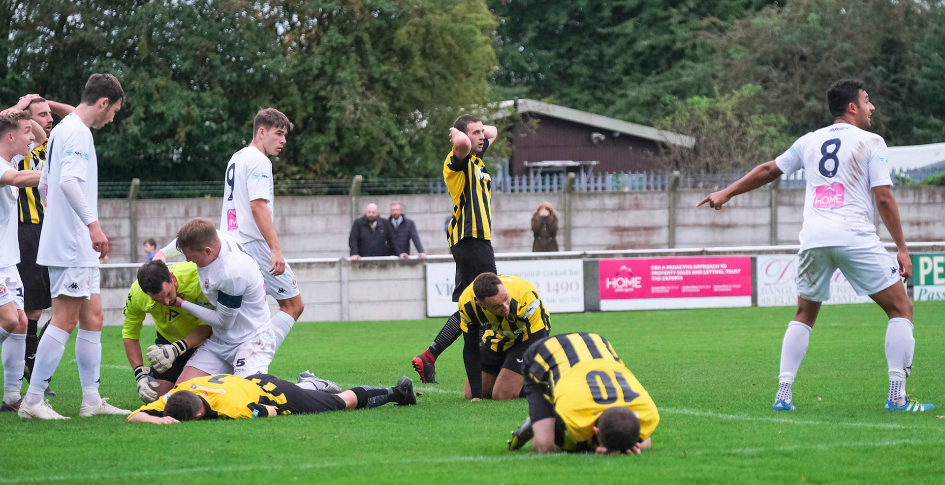 Trafford vs Prescot Cables 

League match at Shawe View during the 2019/20 Betvictor Northern Premier season 05/10/2019.

Photograph by John Middleton