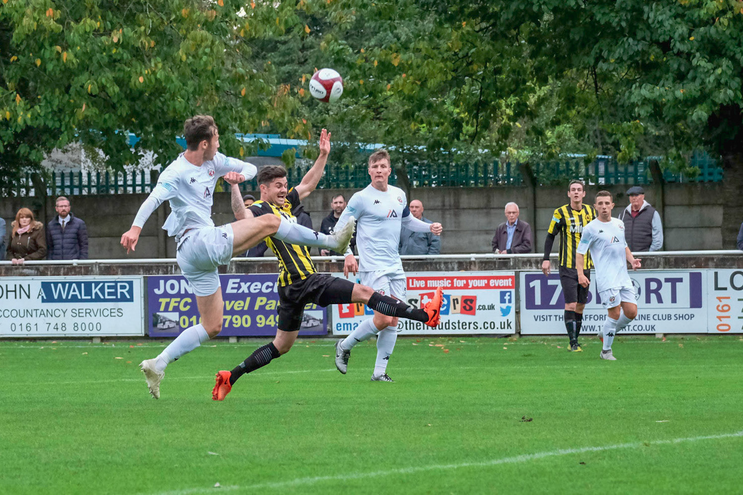 Trafford vs Prescot Cables 

League match at Shawe View during the 2019/20 Betvictor Northern Premier season 05/10/2019.

Photograph by John Middleton