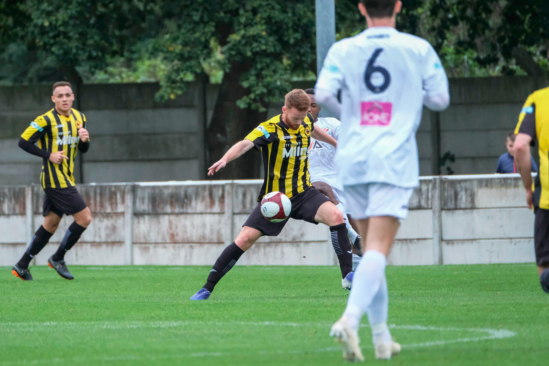 Trafford vs Prescot Cables 

League match at Shawe View during the 2019/20 Betvictor Northern Premier season 05/10/2019.

Photograph by John Middleton