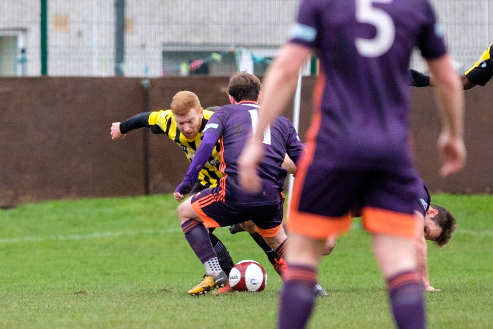 Prescot Cables vs City of Liverpool 

match at IP Truck Parts Stadium during the 2019/20 Betvictor Northern Premier season 22/02/2020.

Photograph by John Middleton