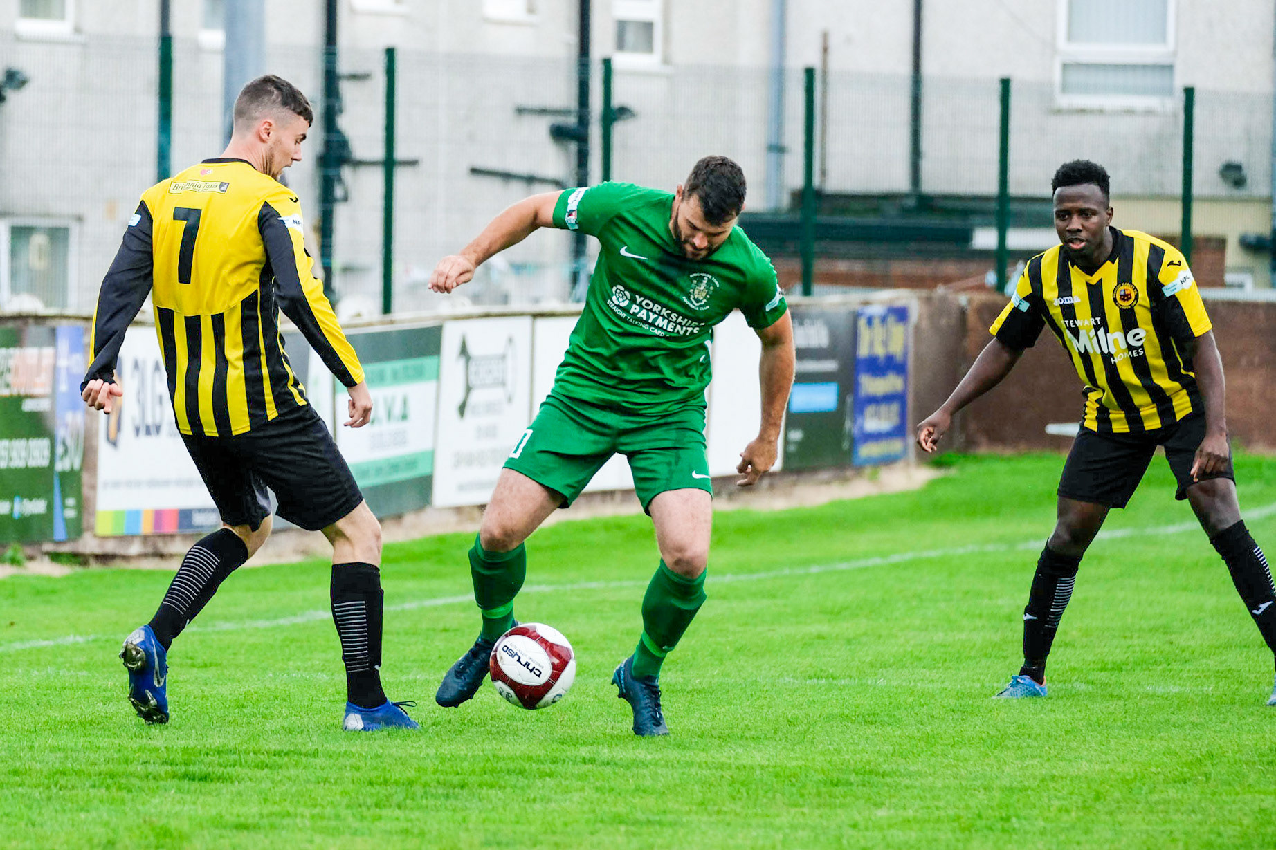 Prescot Cables vs Brighouse Town 

League match at Volair Park during the 2019/20 Betvictor Northern Premier season 28/09/2019.

Photograph by John Middleton