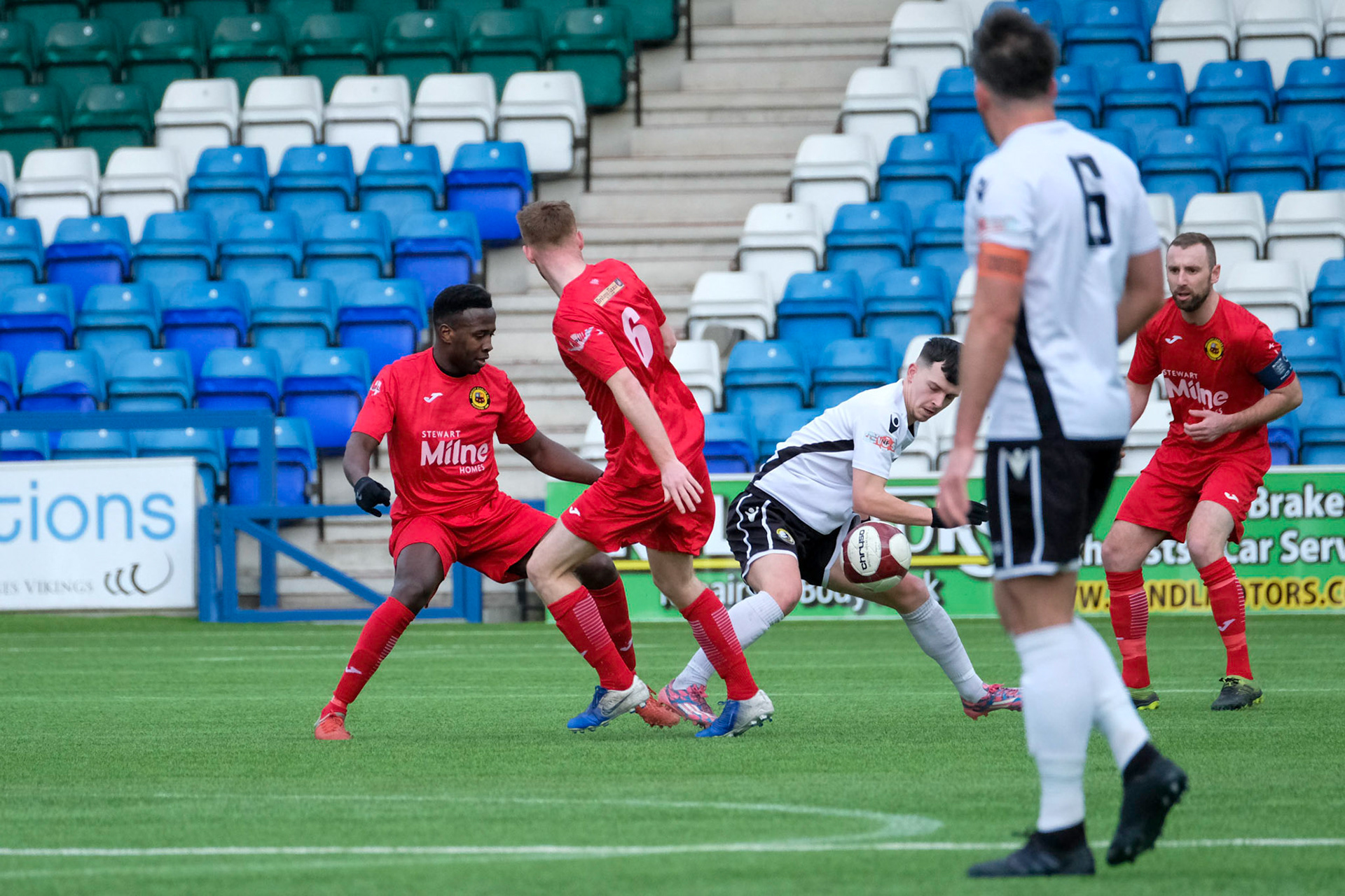 Widnes vs Prescot Cables 

match action from Halton Stadium during the 2019/20 BetVictor Northern Premier season 29/02/2020 between Widnes FC and Prescot Cables FC

Photograph by John Middleton