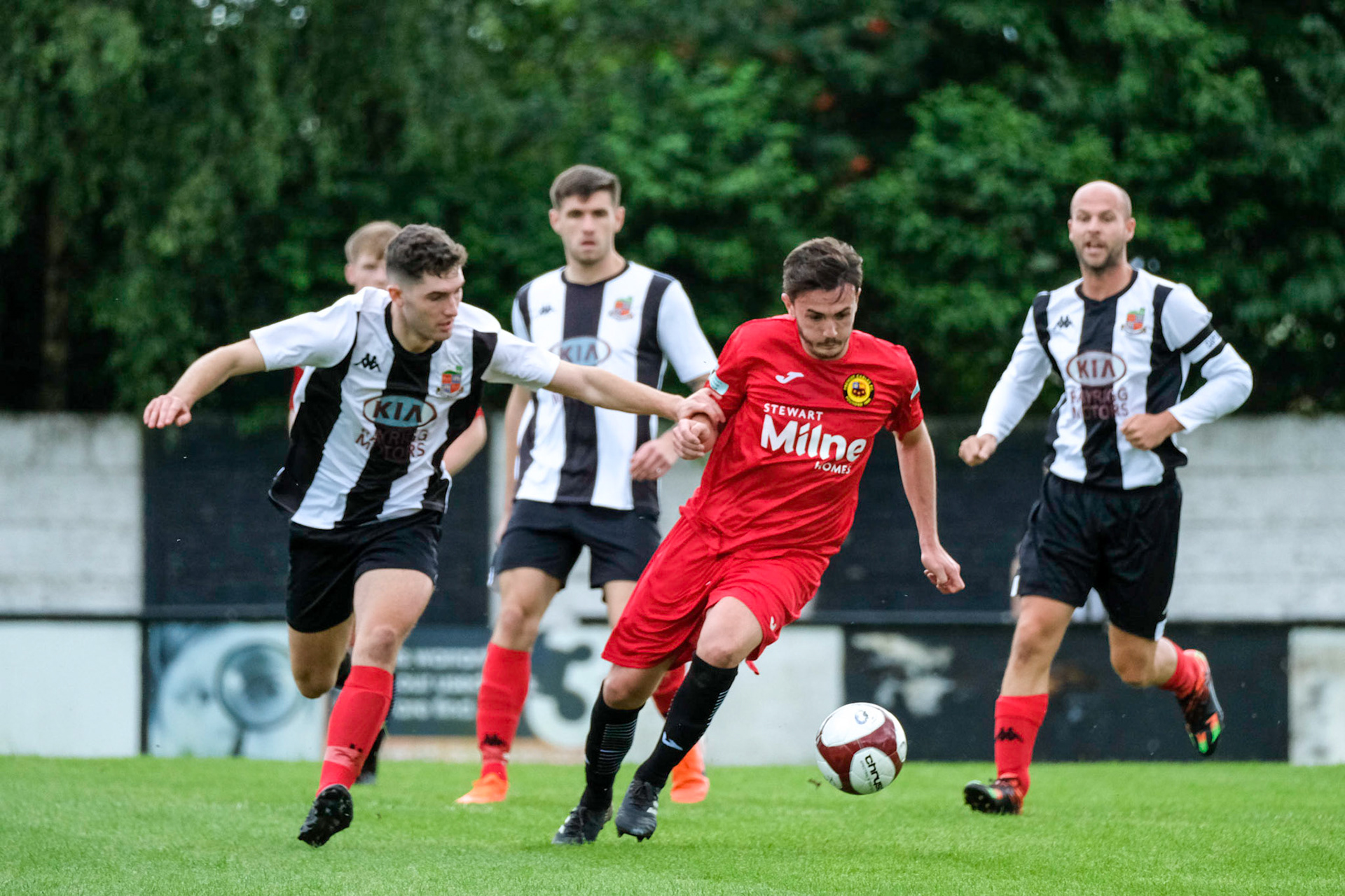Kendal Town vs Prescot Cables 

Bet Victor League game match at Parkside Road during the 2019/20 season 17/08/2019.

Photograph by John Middleton