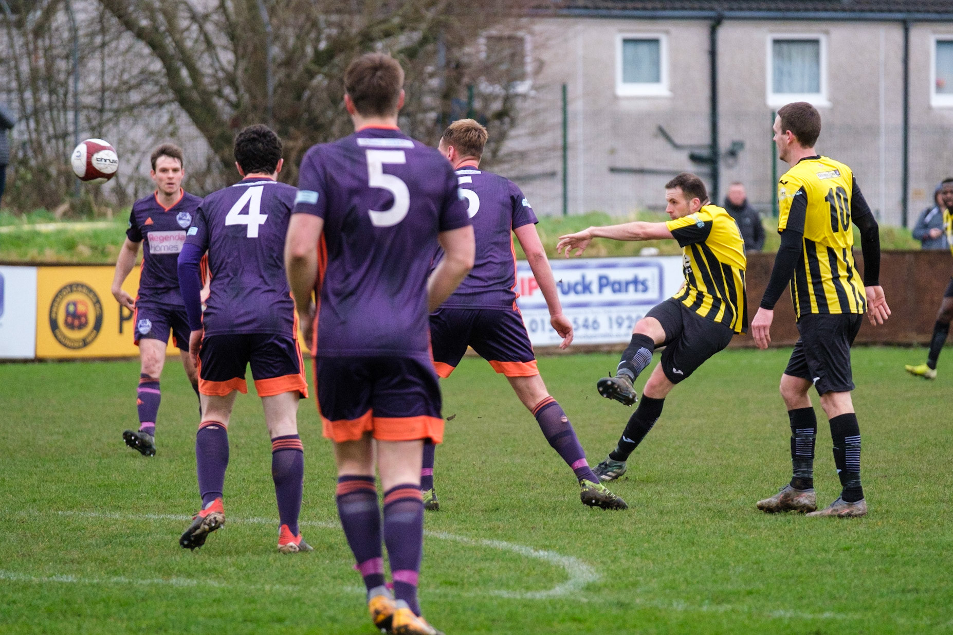 Prescot Cables vs City of Liverpool 

match at IP Truck Parts Stadium during the 2019/20 Betvictor Northern Premier season 22/02/2020.

Photograph by John Middleton