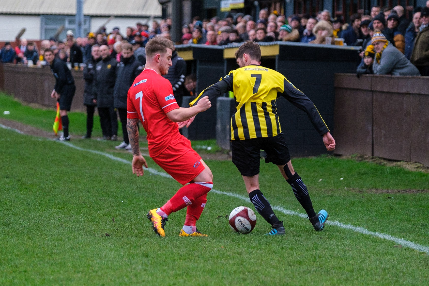 Prescot Cables vs Workington 

match at IP Truck Parts Stadium during the 2019/20 Betvictor Northern Premier season 01/02/2020.

Photograph by John Middleton