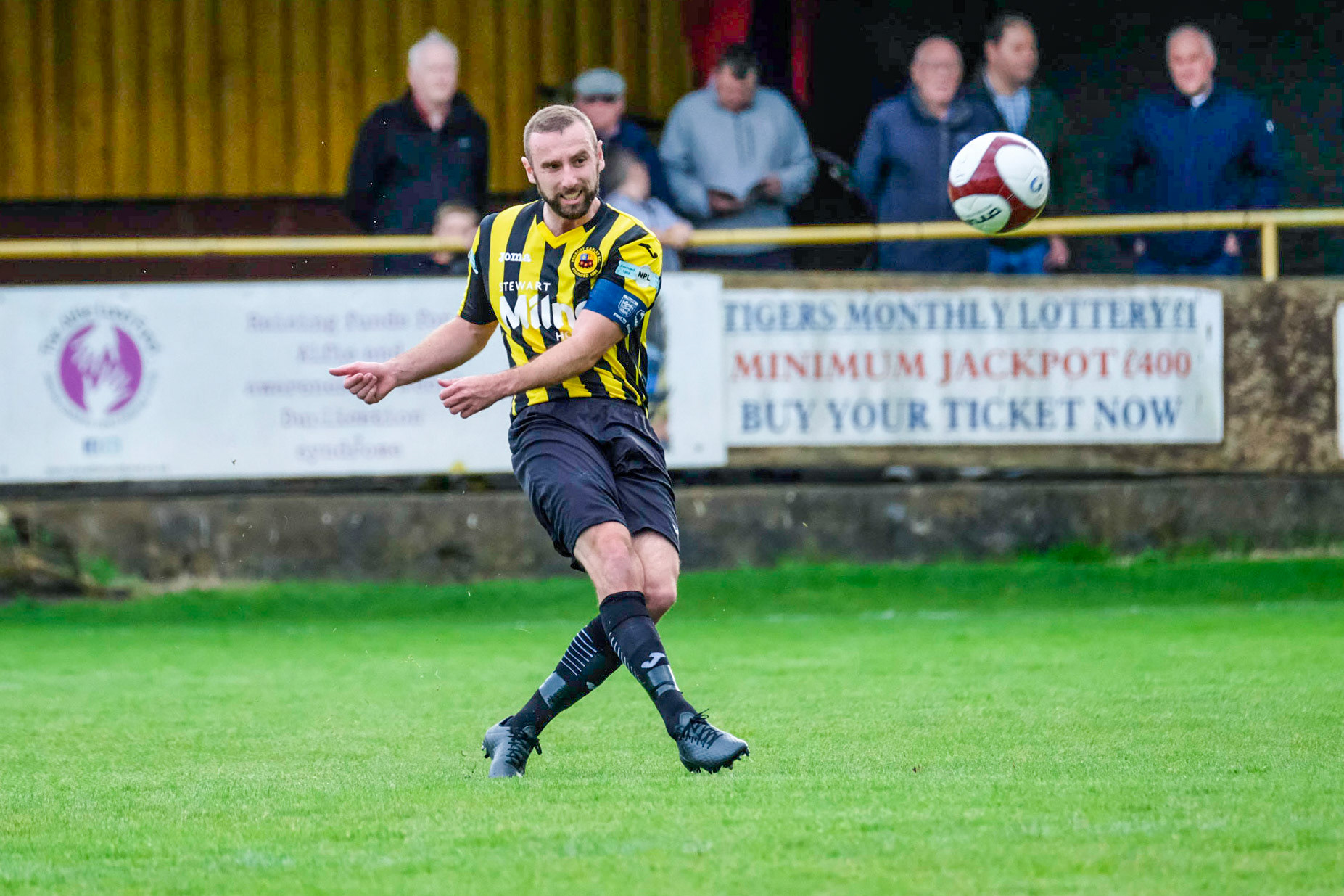 Prescot Cables vs Brighouse Town 

League match at Volair Park during the 2019/20 Betvictor Northern Premier season 28/09/2019.

Photograph by John Middleton