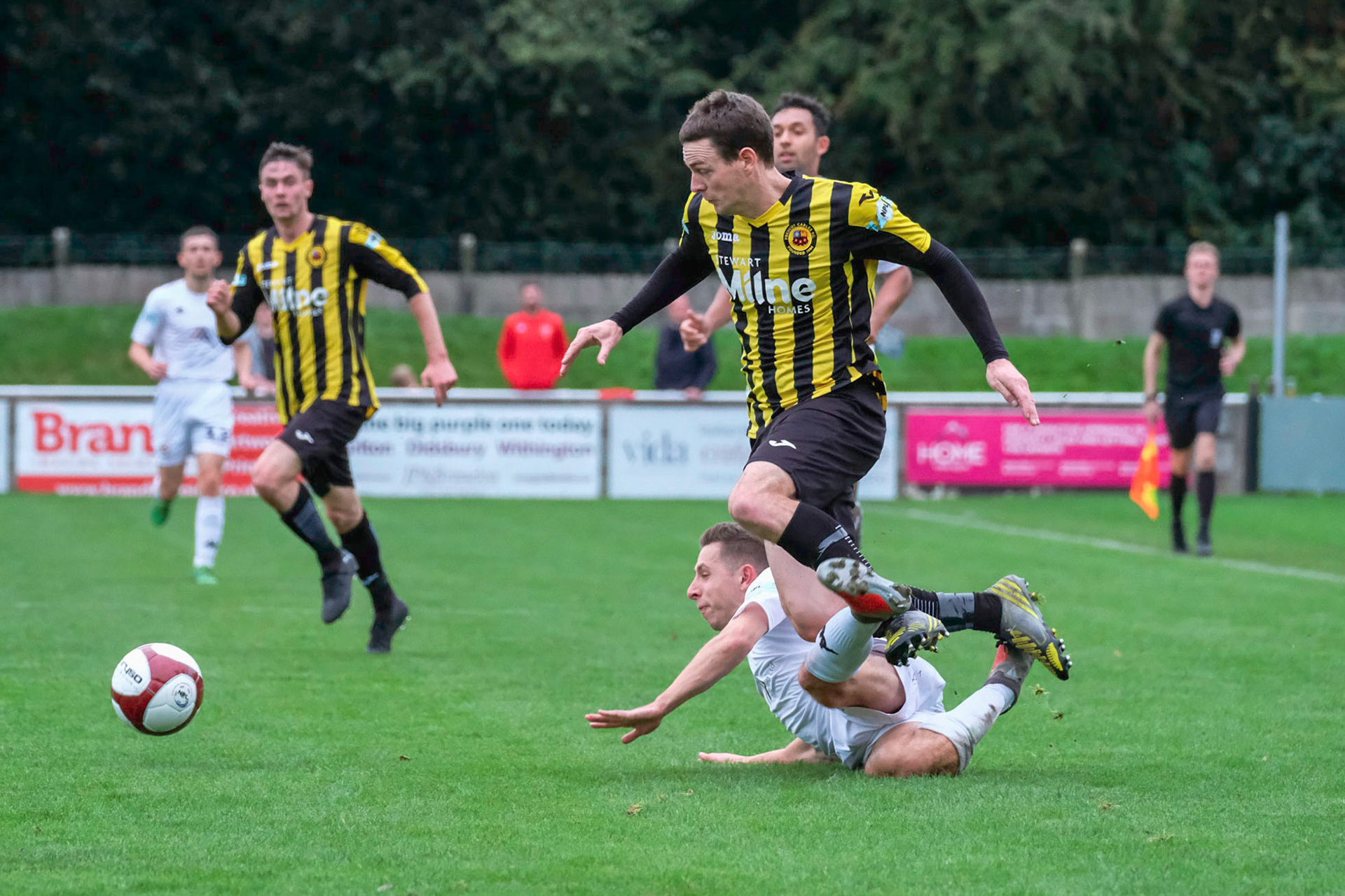Trafford vs Prescot Cables 

League match at Shawe View during the 2019/20 Betvictor Northern Premier season 05/10/2019.

Photograph by John Middleton