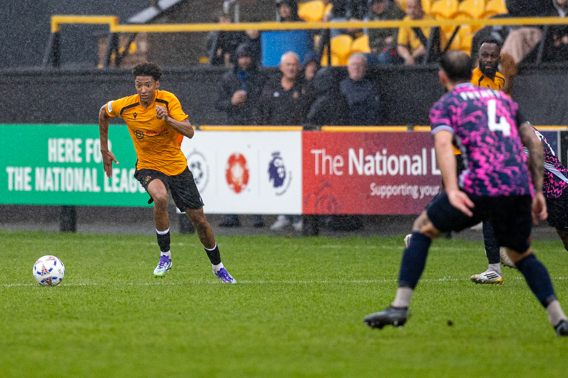 Southport, ENGLAND - during the Enterprise National League North match between Southport and Peterborough Sports at Southport.Canon Canon EOS R5 2000 1/2500 2.8 (Pic by John Middleton)