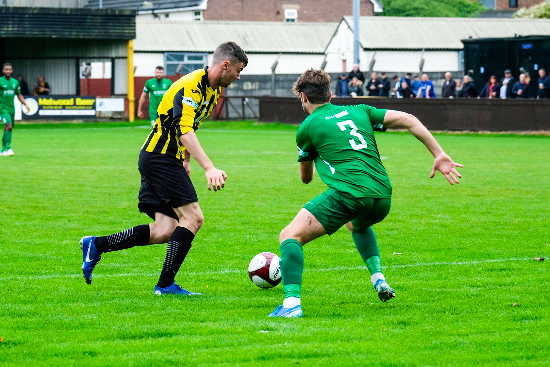 Prescot Cables vs Brighouse Town 

League match at Volair Park during the 2019/20 Betvictor Northern Premier season 28/09/2019.

Photograph by John Middleton