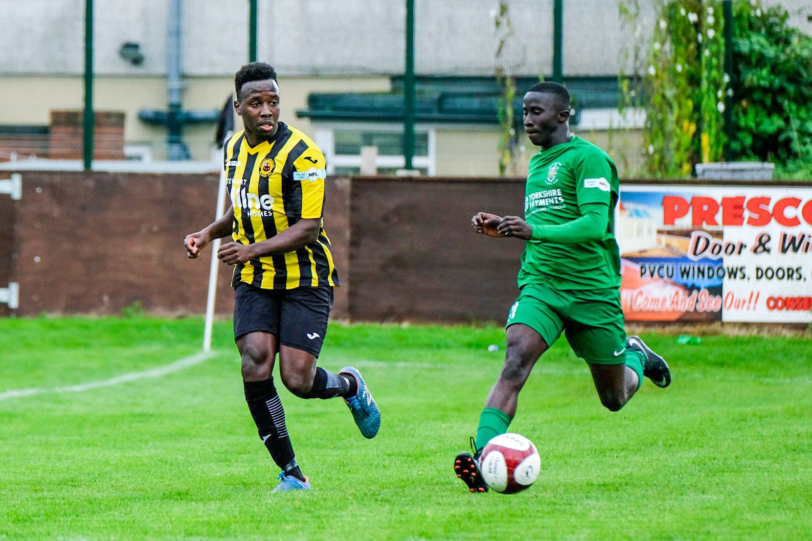 Prescot Cables vs Brighouse Town 

League match at Volair Park during the 2019/20 Betvictor Northern Premier season 28/09/2019.

Photograph by John Middleton