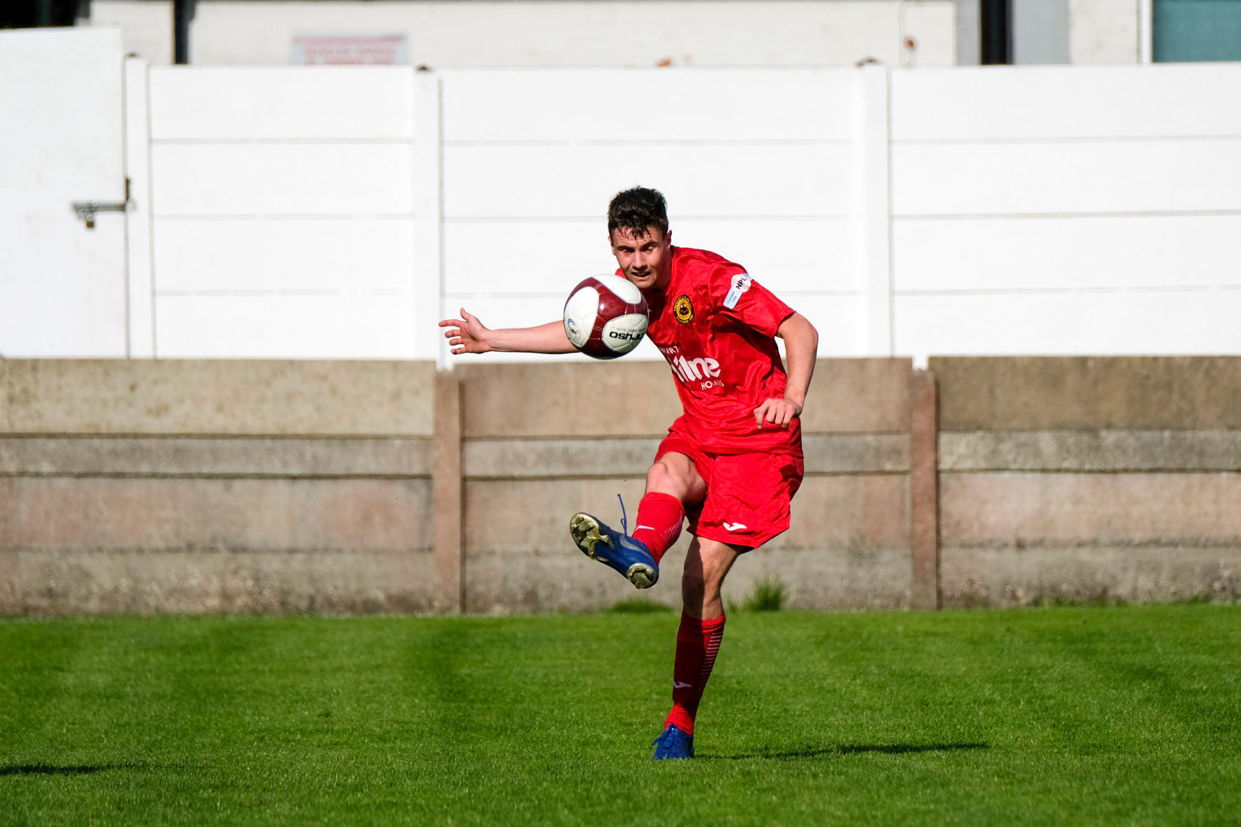 Clitheroe vs Prescot Cables 

Bet Victor League game match at Shawbridge during the 2019/20 season 07/09/2019.

Photograph by John Middleton