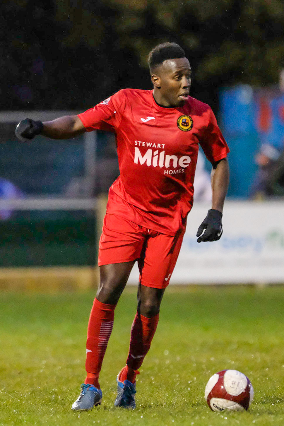 Runcorn Linnets Vs Prescot Cables 

Buildbase FA Trophy Second Qualifying round match at Millbank Linnets Stadium during the 2019/20 season 09/11/2019.

Photograph by John Middleton
