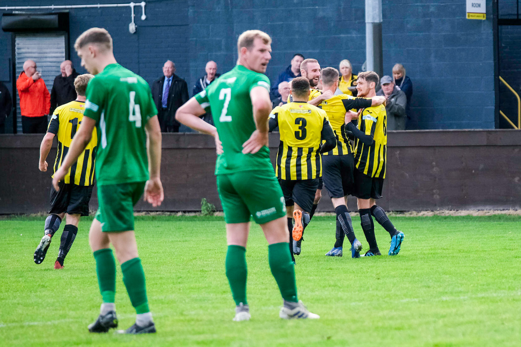 Prescot Cables vs Brighouse Town 

League match at Volair Park during the 2019/20 Betvictor Northern Premier season 28/09/2019.

Photograph by John Middleton