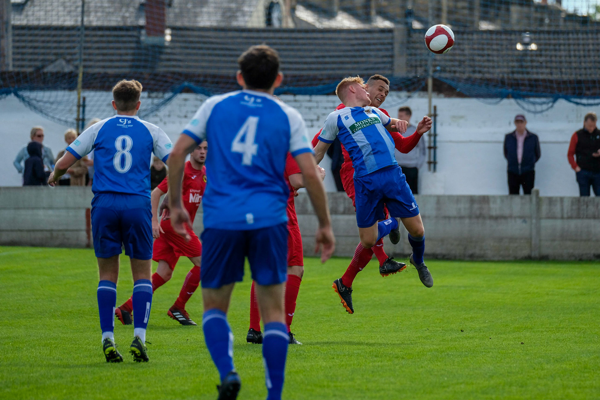 Clitheroe vs Prescot Cables 

Bet Victor League game match at Shawbridge during the 2019/20 season 07/09/2019.

Photograph by John Middleton
