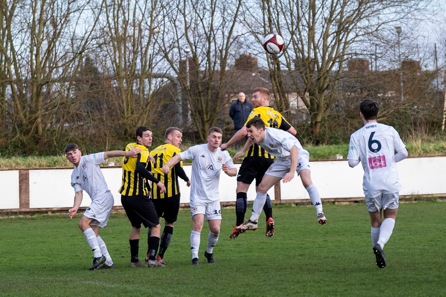 Prescot Cables vs Trafford 

match at IP Truck Parts Stadium during the 2019/20 Betvictor Northern Premier season 18/01/2020.

Photograph by John Middleton