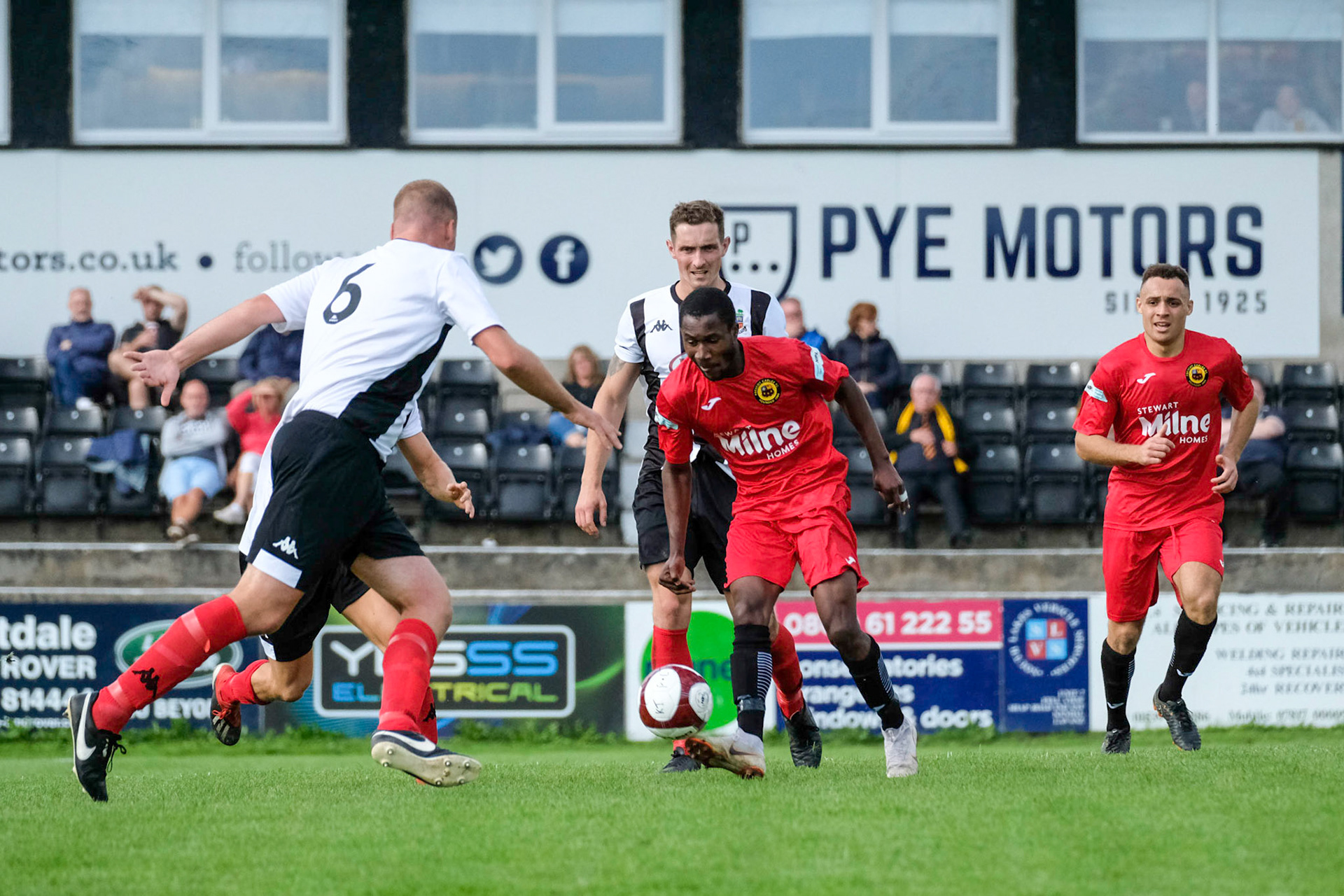 Kendal Town vs Prescot Cables 

Bet Victor League game match at Parkside Road during the 2019/20 season 17/08/2019.

Photograph by John Middleton