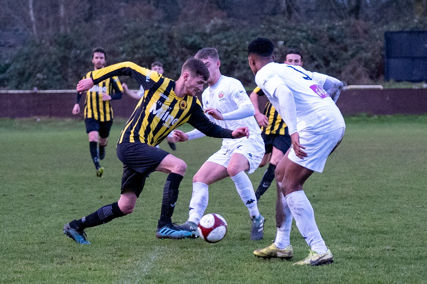 Prescot Cables vs Trafford 

match at IP Truck Parts Stadium during the 2019/20 Betvictor Northern Premier season 18/01/2020.

Photograph by John Middleton