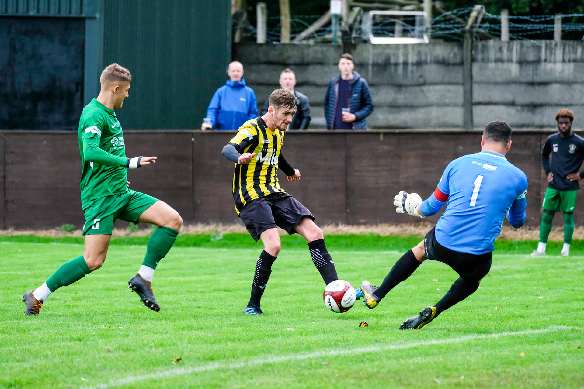Prescot Cables vs Brighouse Town 

League match at Volair Park during the 2019/20 Betvictor Northern Premier season 28/09/2019.

Photograph by John Middleton