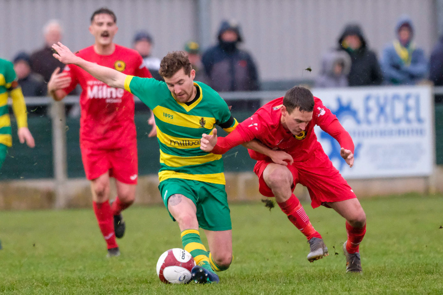 Runcorn Linnets Vs Prescot Cables 

Buildbase FA Trophy Second Qualifying round match at Millbank Linnets Stadium during the 2019/20 season 09/11/2019.

Photograph by John Middleton