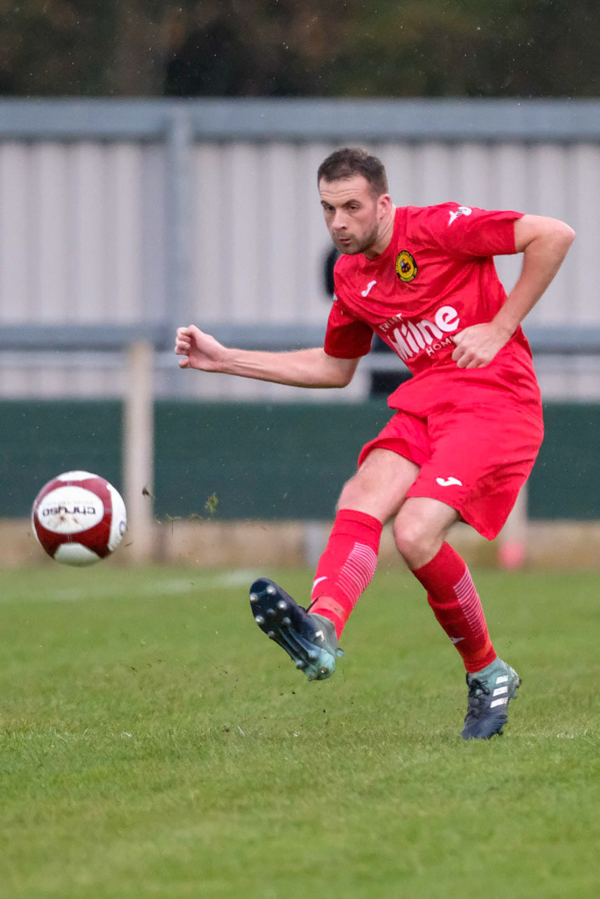Runcorn Linnets Vs Prescot Cables 

Buildbase FA Trophy Second Qualifying round match at Millbank Linnets Stadium during the 2019/20 season 09/11/2019.

Photograph by John Middleton