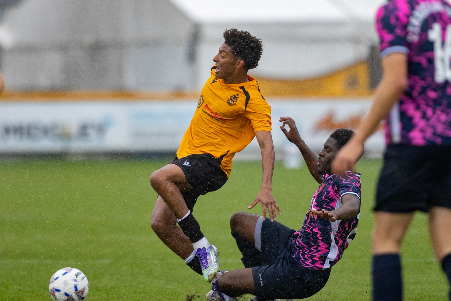 Southport, ENGLAND - during the Enterprise National League North match between Southport and Peterborough Sports at Southport.Canon Canon EOS R5 2000 1/2500 2.8 (Pic by John Middleton)