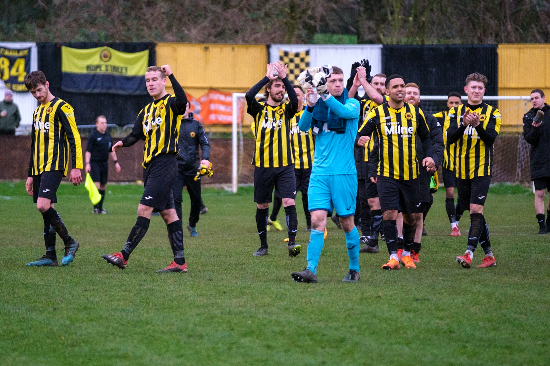 Prescot Cables vs City of Liverpool 

match at IP Truck Parts Stadium during the 2019/20 Betvictor Northern Premier season 22/02/2020.

Photograph by John Middleton