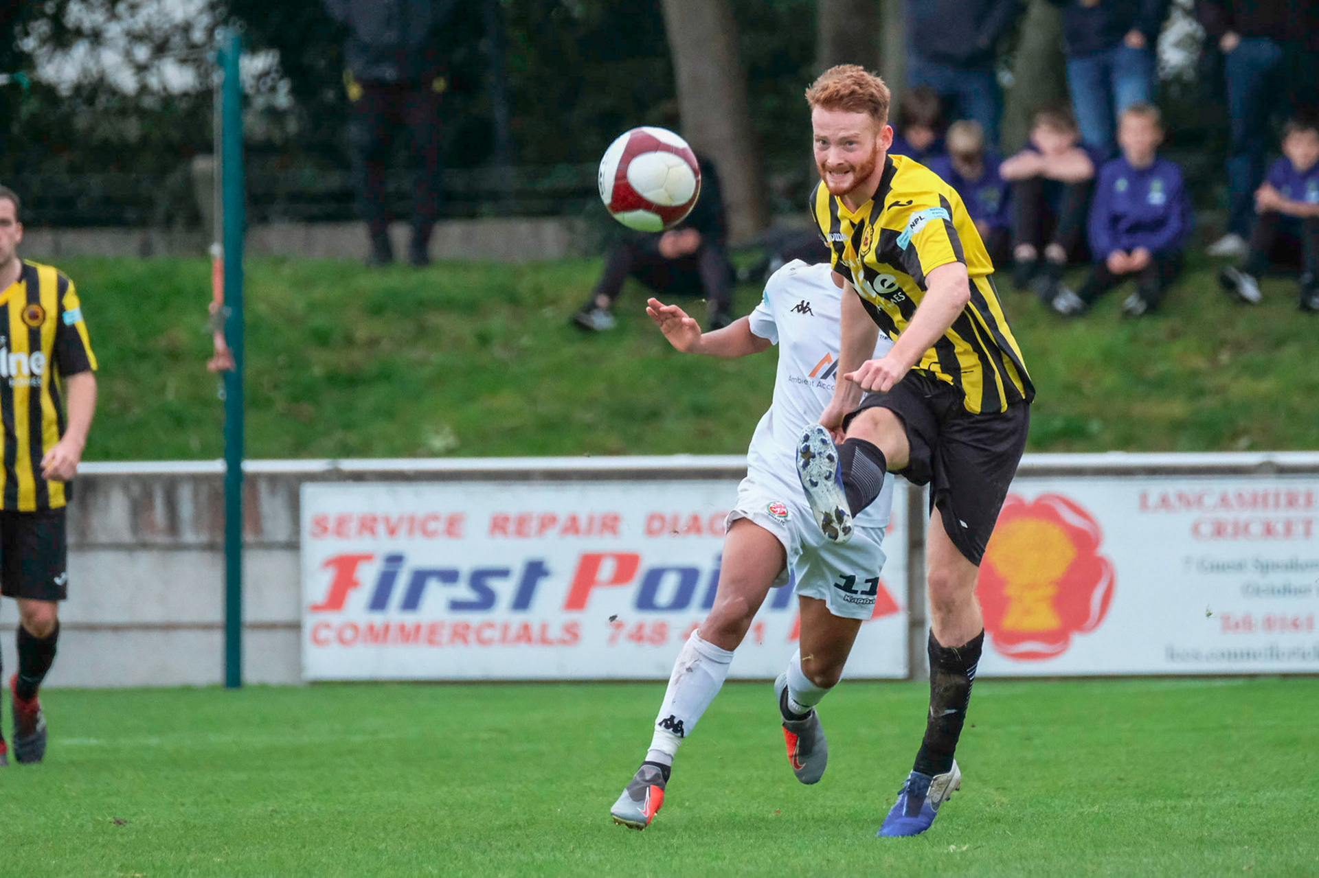 Trafford vs Prescot Cables 

League match at Shawe View during the 2019/20 Betvictor Northern Premier season 05/10/2019.

Photograph by John Middleton