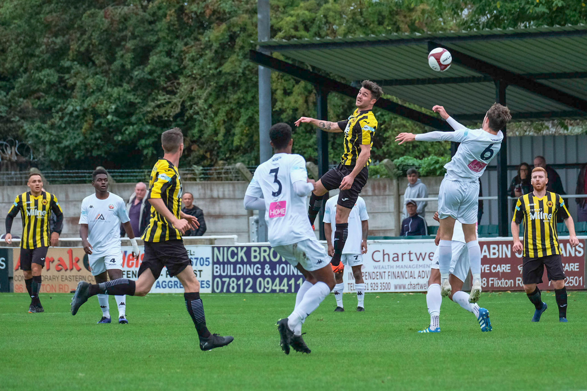 Trafford vs Prescot Cables 

League match at Shawe View during the 2019/20 Betvictor Northern Premier season 05/10/2019.

Photograph by John Middleton