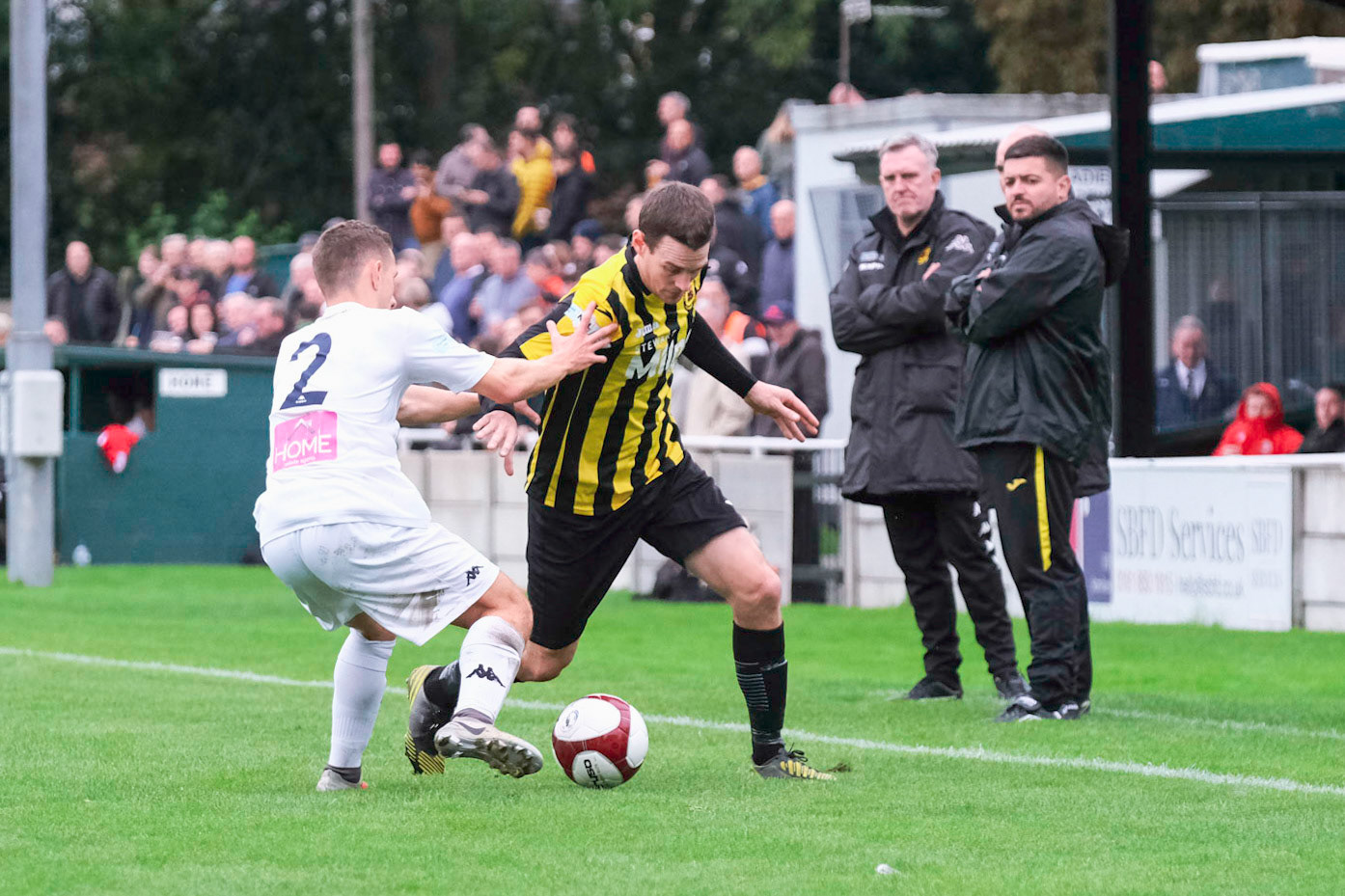 Trafford vs Prescot Cables 

League match at Shawe View during the 2019/20 Betvictor Northern Premier season 05/10/2019.

Photograph by John Middleton