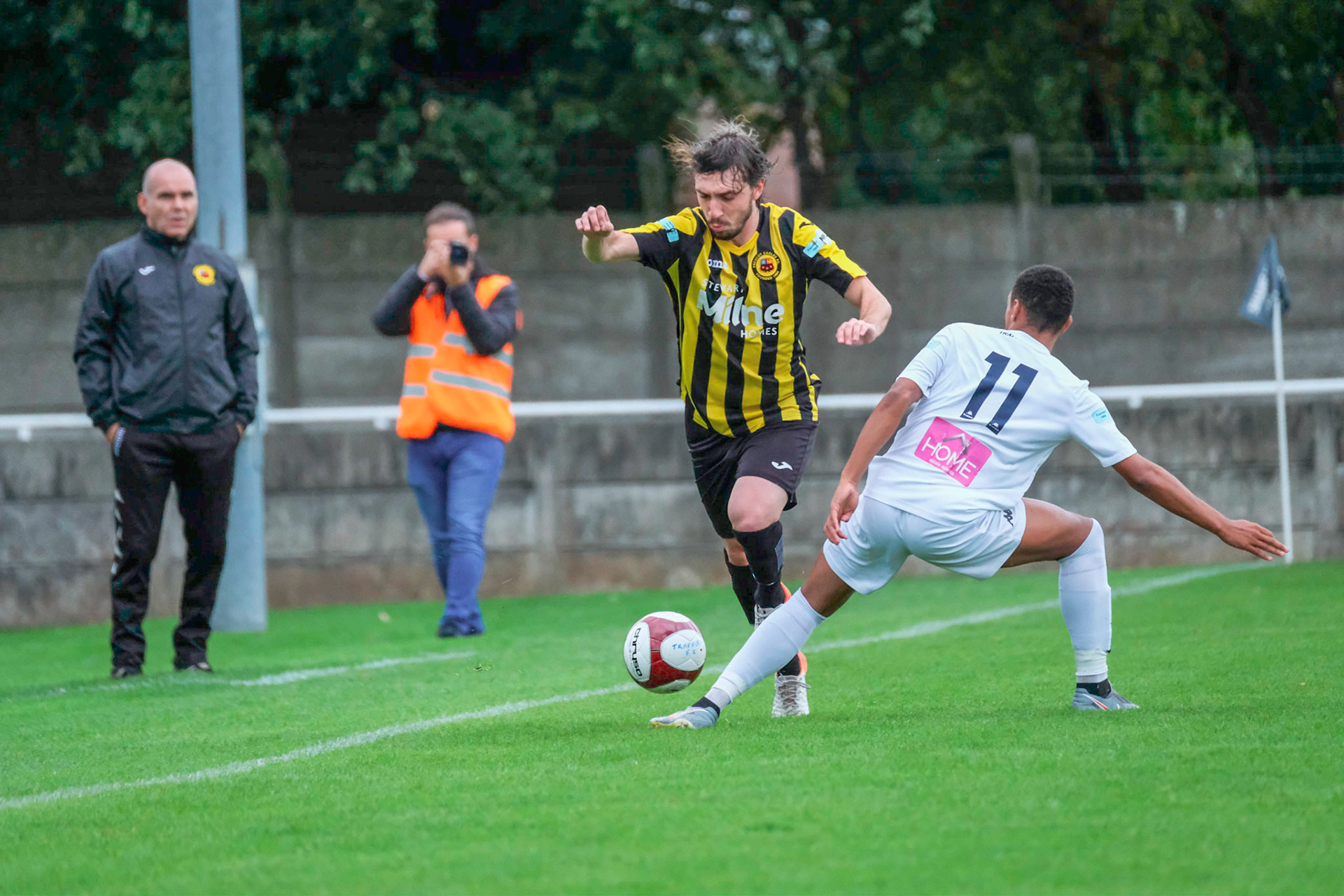 Trafford vs Prescot Cables 

League match at Shawe View during the 2019/20 Betvictor Northern Premier season 05/10/2019.

Photograph by John Middleton