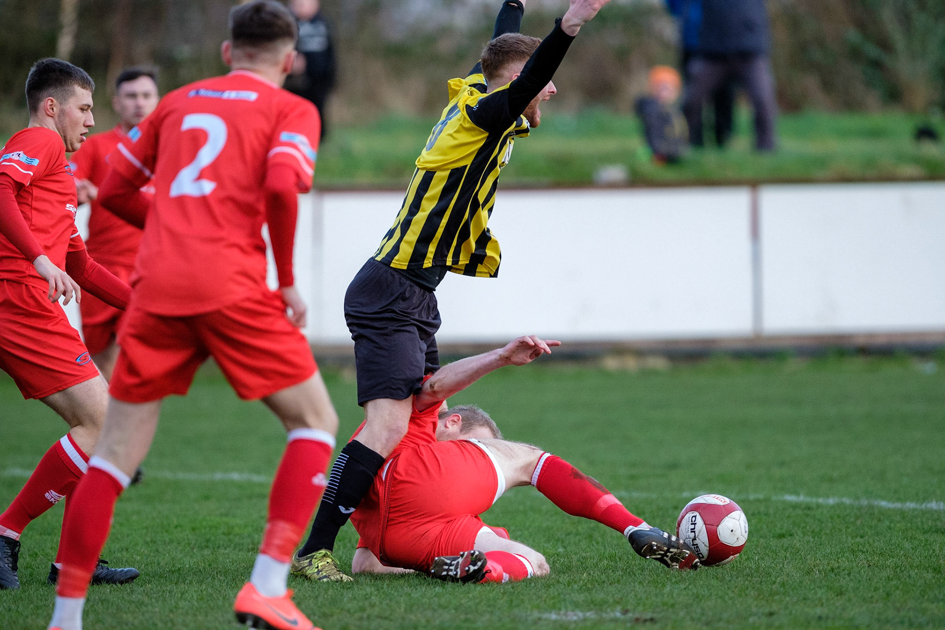 Prescot Cables vs Workington 

match at IP Truck Parts Stadium during the 2019/20 Betvictor Northern Premier season 01/02/2020.

Photograph by John Middleton
