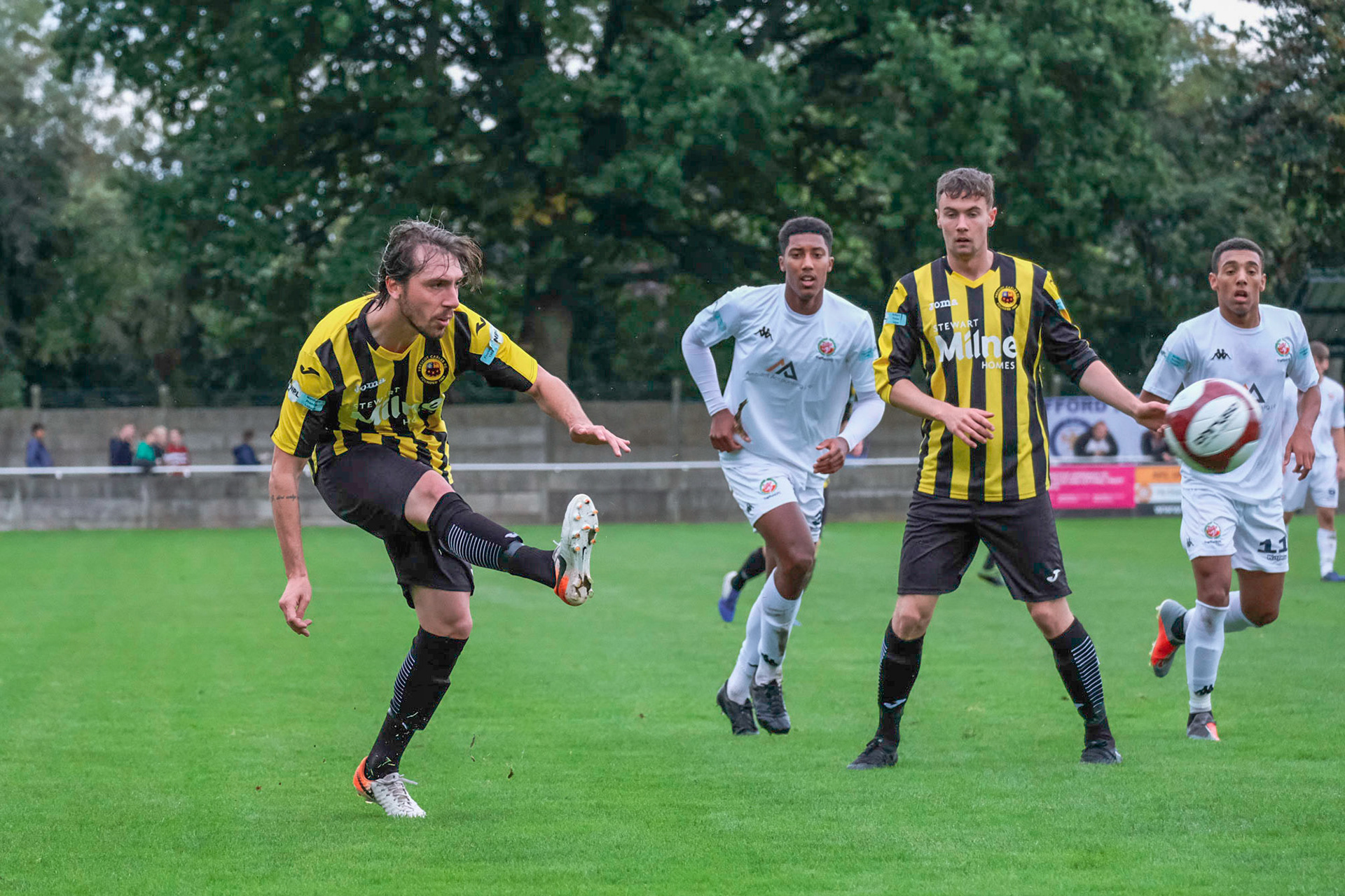 Trafford vs Prescot Cables 

League match at Shawe View during the 2019/20 Betvictor Northern Premier season 05/10/2019.

Photograph by John Middleton