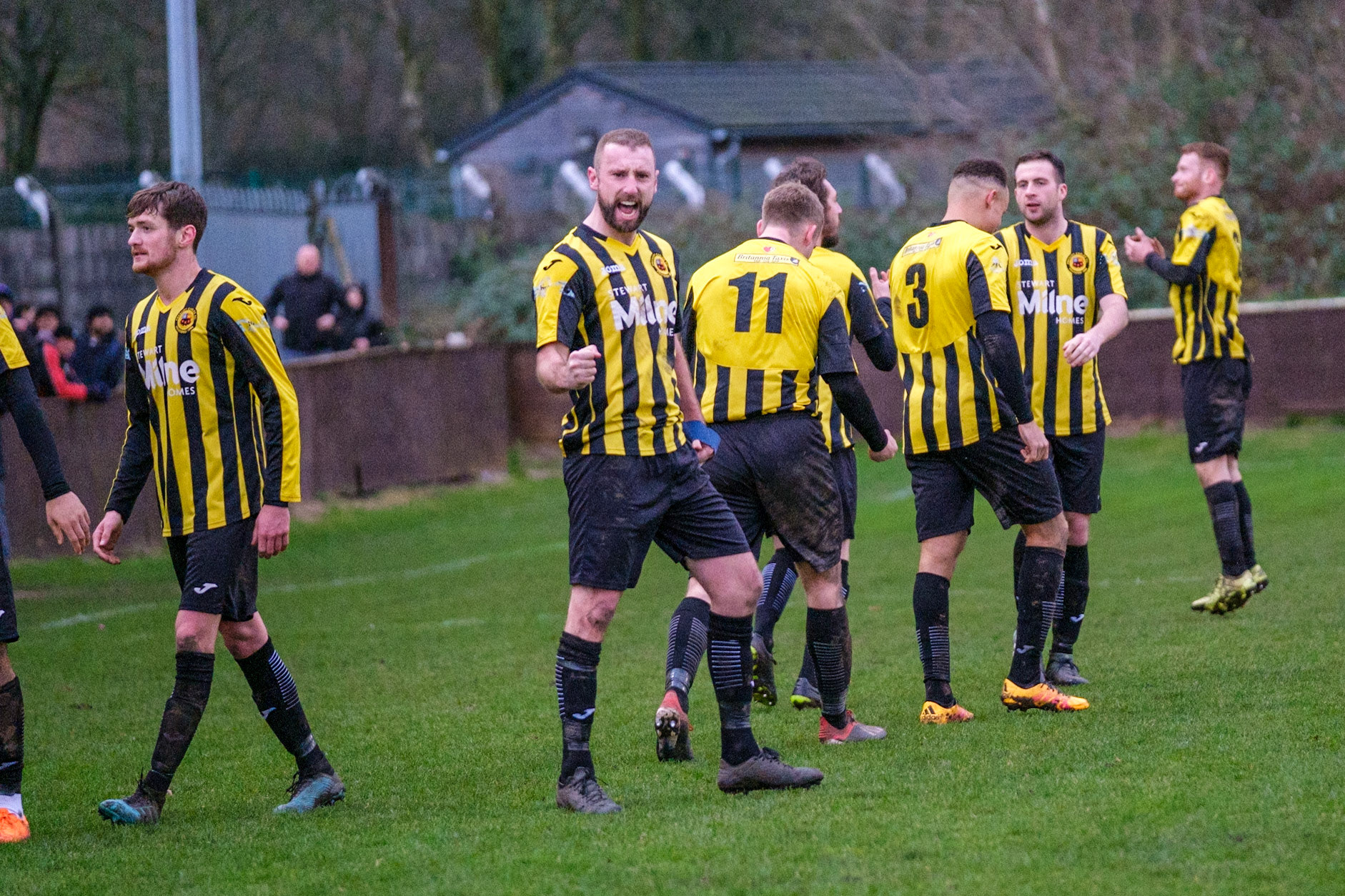 Prescot Cables vs City of Liverpool 

match at IP Truck Parts Stadium during the 2019/20 Betvictor Northern Premier season 22/02/2020.

Photograph by John Middleton