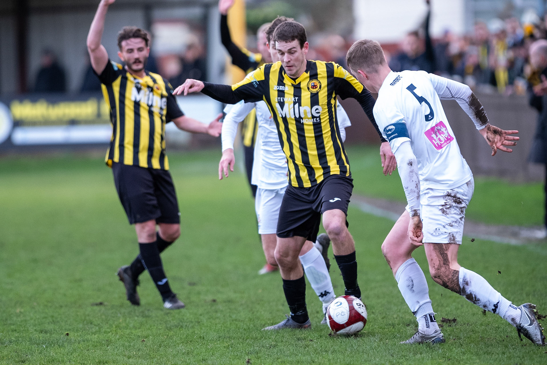 Prescot Cables vs Trafford 

match at IP Truck Parts Stadium during the 2019/20 Betvictor Northern Premier season 18/01/2020.

Photograph by John Middleton