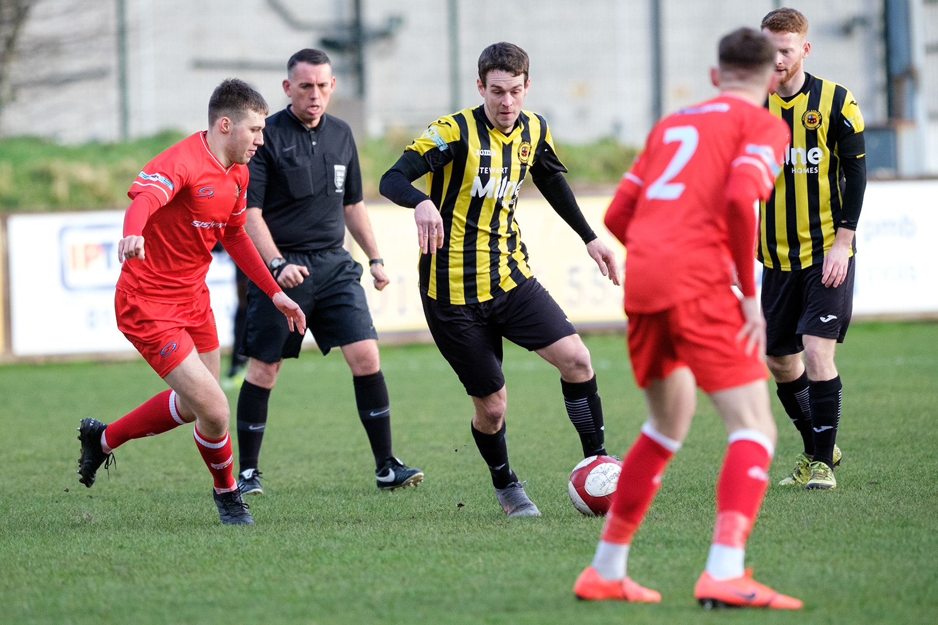 Prescot Cables vs Workington 

match at IP Truck Parts Stadium during the 2019/20 Betvictor Northern Premier season 01/02/2020.

Photograph by John Middleton