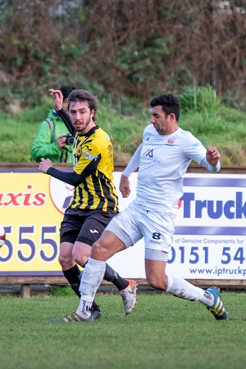 Prescot Cables vs Trafford 

match at IP Truck Parts Stadium during the 2019/20 Betvictor Northern Premier season 18/01/2020.

Photograph by John Middleton