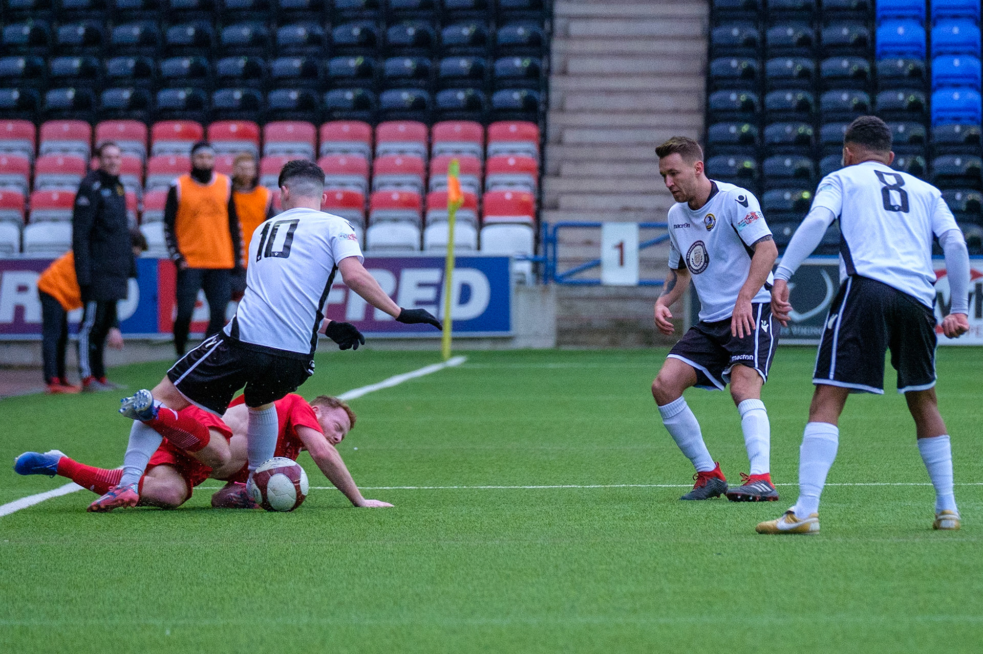 Widnes vs Prescot Cables 

match action from Halton Stadium during the 2019/20 BetVictor Northern Premier season 29/02/2020 between Widnes FC and Prescot Cables FC

Photograph by John Middleton