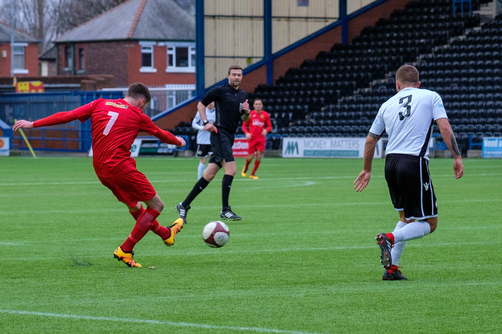 Widnes vs Prescot Cables 

match action from Halton Stadium during the 2019/20 BetVictor Northern Premier season 29/02/2020 between Widnes FC and Prescot Cables FC

Photograph by John Middleton