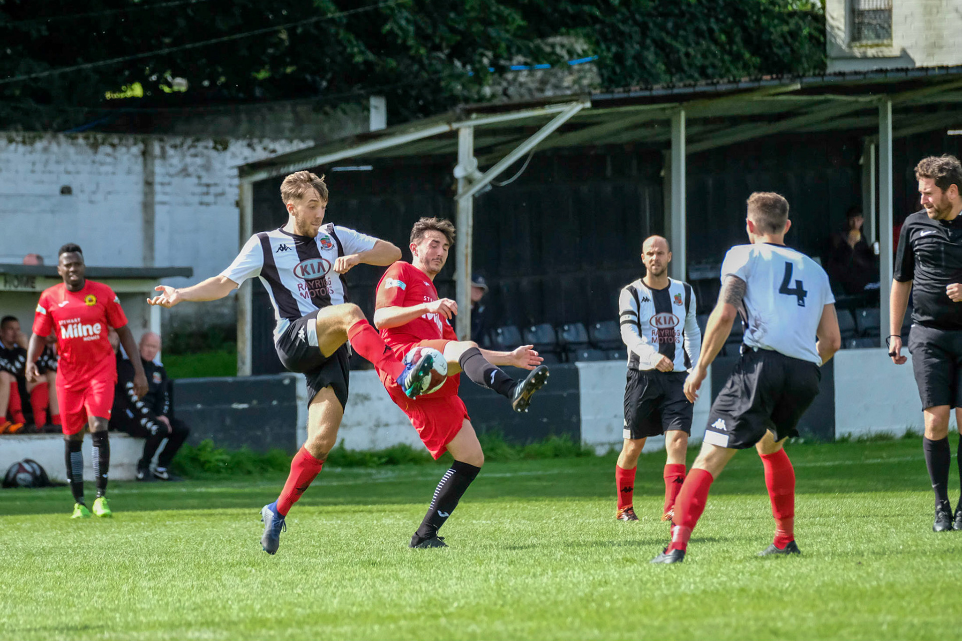 Kendal Town vs Prescot Cables 

Bet Victor League game match at Parkside Road during the 2019/20 season 17/08/2019.

Photograph by John Middleton