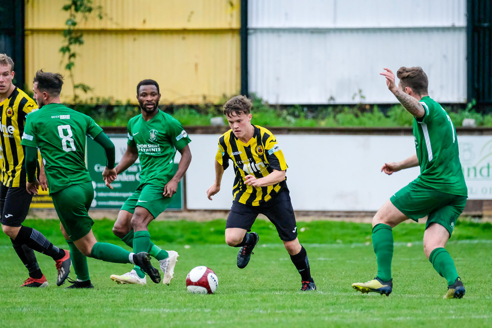 Prescot Cables vs Brighouse Town 

League match at Volair Park during the 2019/20 Betvictor Northern Premier season 28/09/2019.

Photograph by John Middleton
