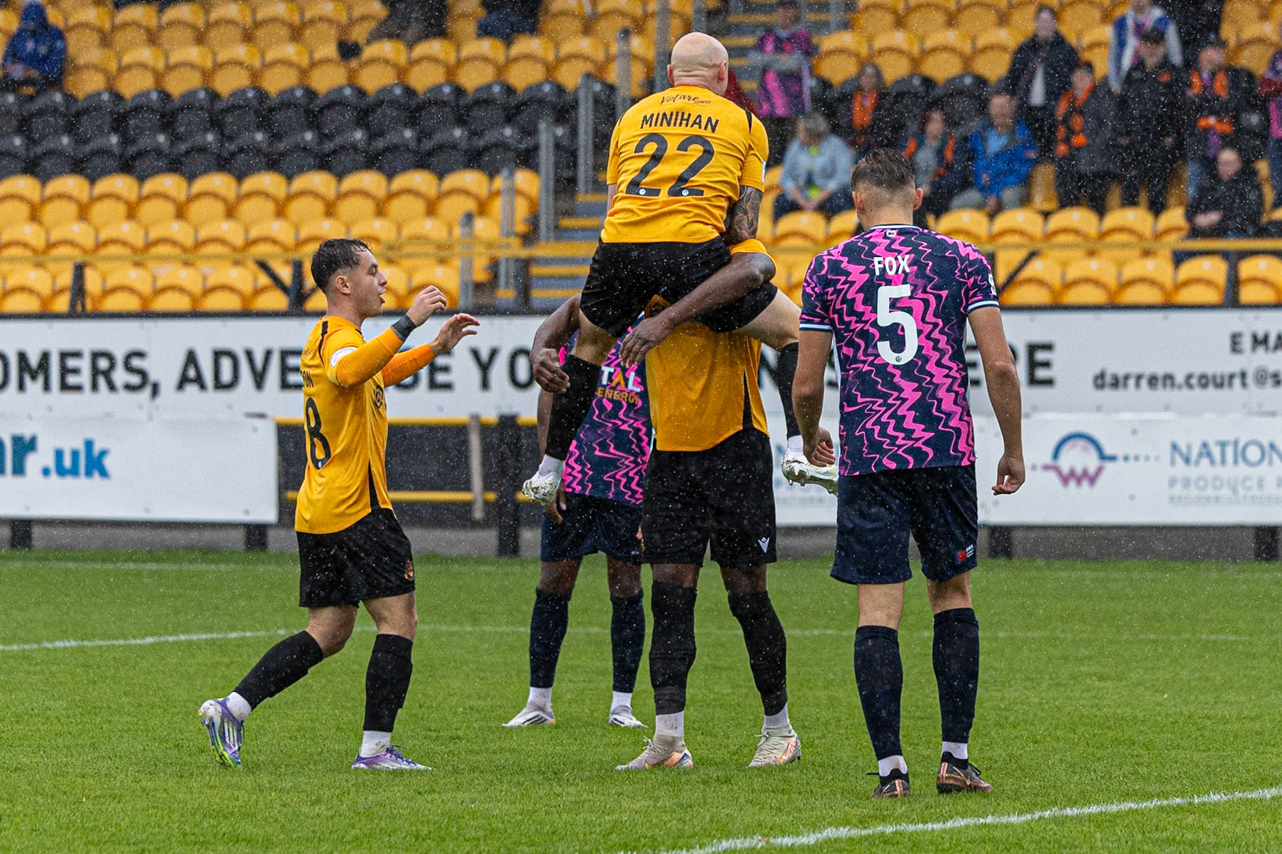 Southport, ENGLAND - during the Enterprise National League North match between Southport and Peterborough Sports at Southport.Canon Canon EOS R3 1600 1/3200 2.8 (Pic by John Middleton)