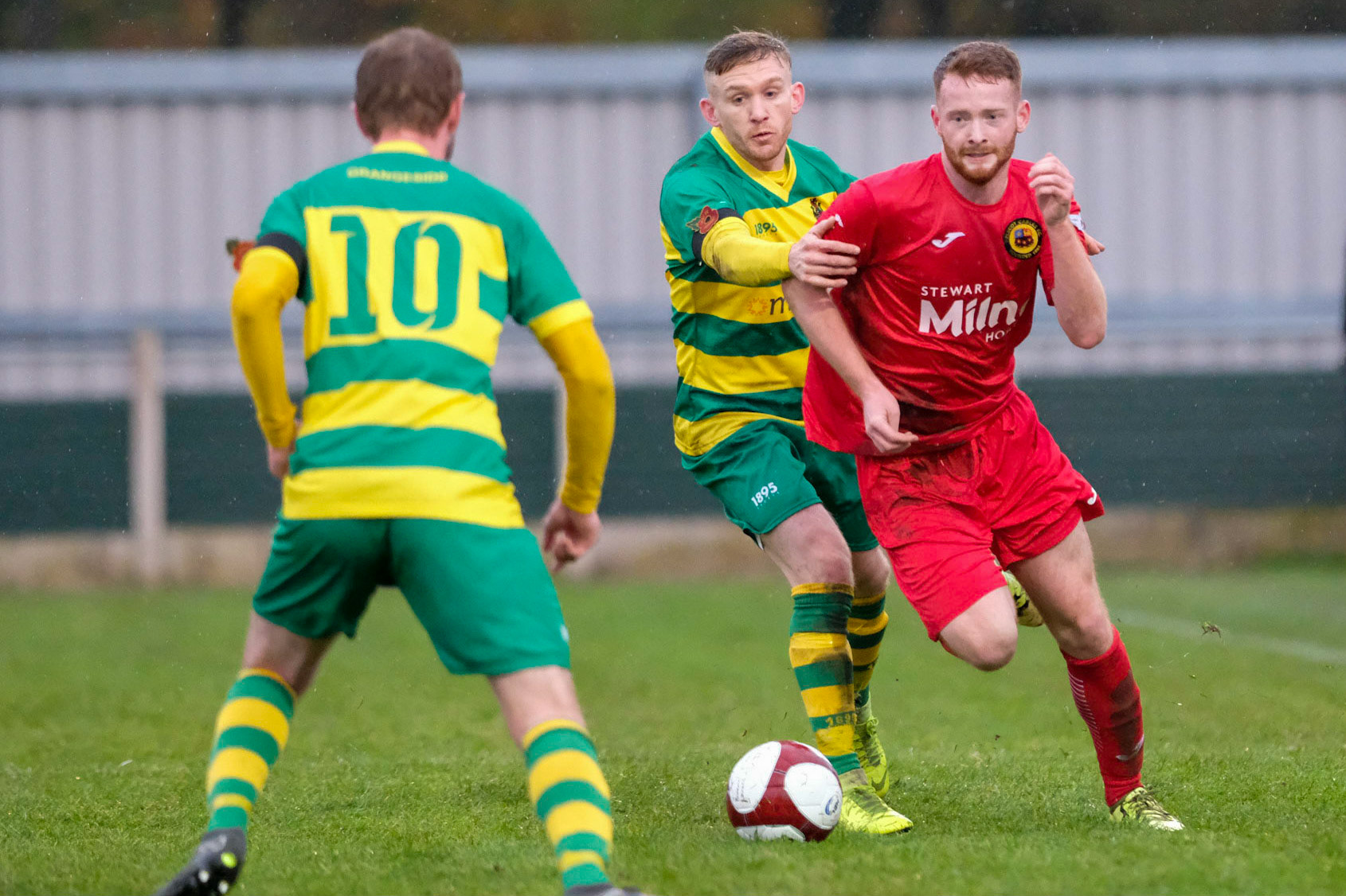 Runcorn Linnets Vs Prescot Cables 

Buildbase FA Trophy Second Qualifying round match at Millbank Linnets Stadium during the 2019/20 season 09/11/2019.

Photograph by John Middleton