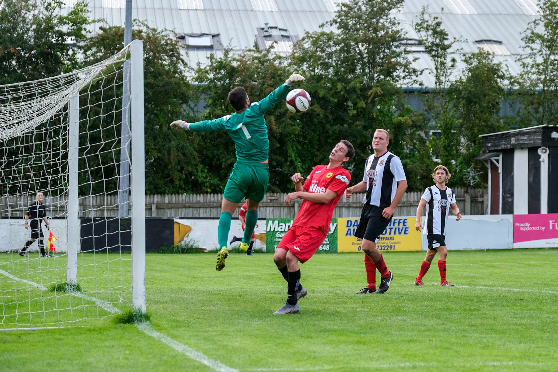 Kendal Town vs Prescot Cables 

Bet Victor League game match at Parkside Road during the 2019/20 season 17/08/2019.

Photograph by John Middleton
