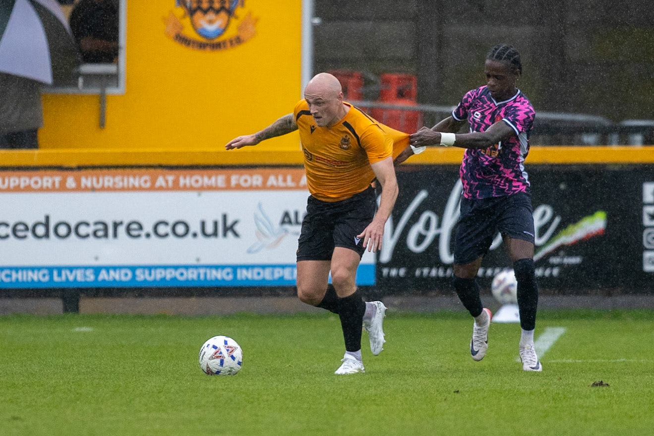 Southport, ENGLAND - during the Enterprise National League North match between Southport and Peterborough Sports at Southport.Canon Canon EOS R5 2000 1/2000 2.8 (Pic by John Middleton)