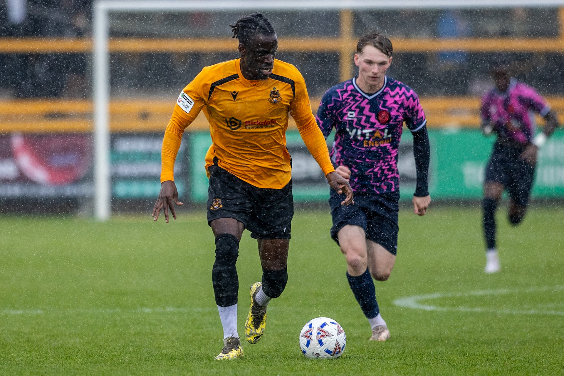Southport, ENGLAND - during the Enterprise National League North match between Southport and Peterborough Sports at Southport.Canon Canon EOS R5 1600 1/2500 2.8 (Pic by John Middleton)