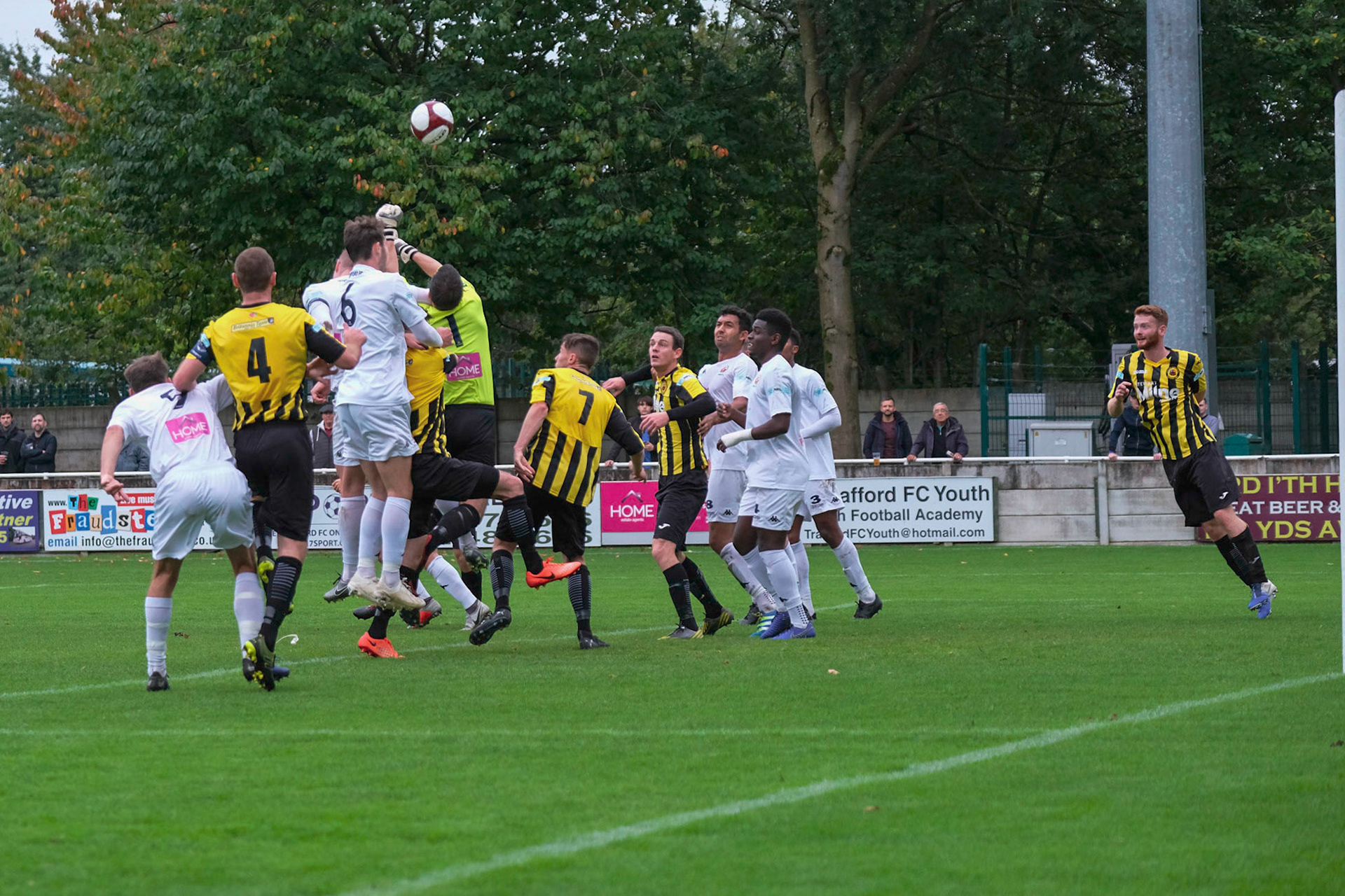 Trafford vs Prescot Cables 

League match at Shawe View during the 2019/20 Betvictor Northern Premier season 05/10/2019.

Photograph by John Middleton