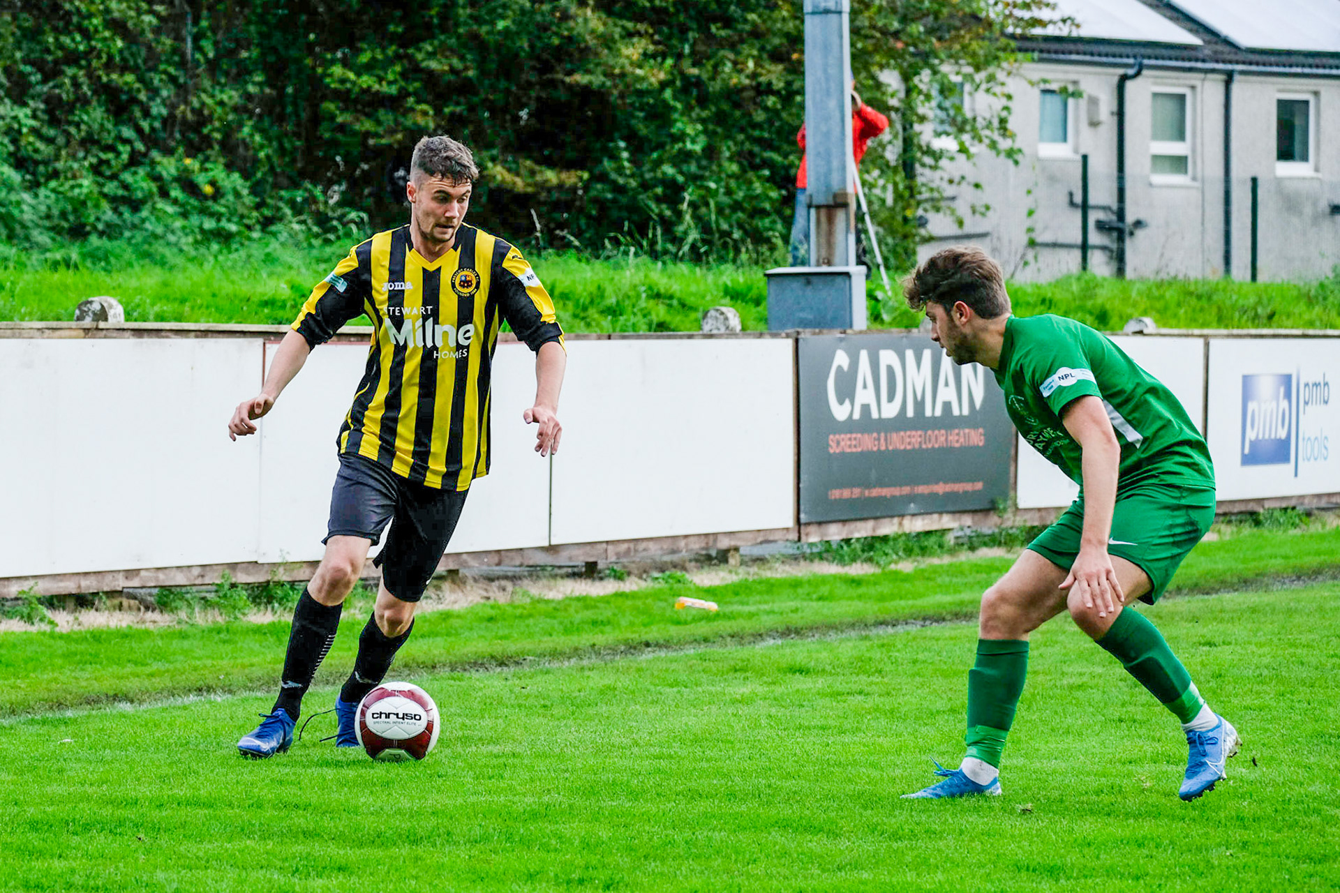 Prescot Cables vs Brighouse Town 

League match at Volair Park during the 2019/20 Betvictor Northern Premier season 28/09/2019.

Photograph by John Middleton