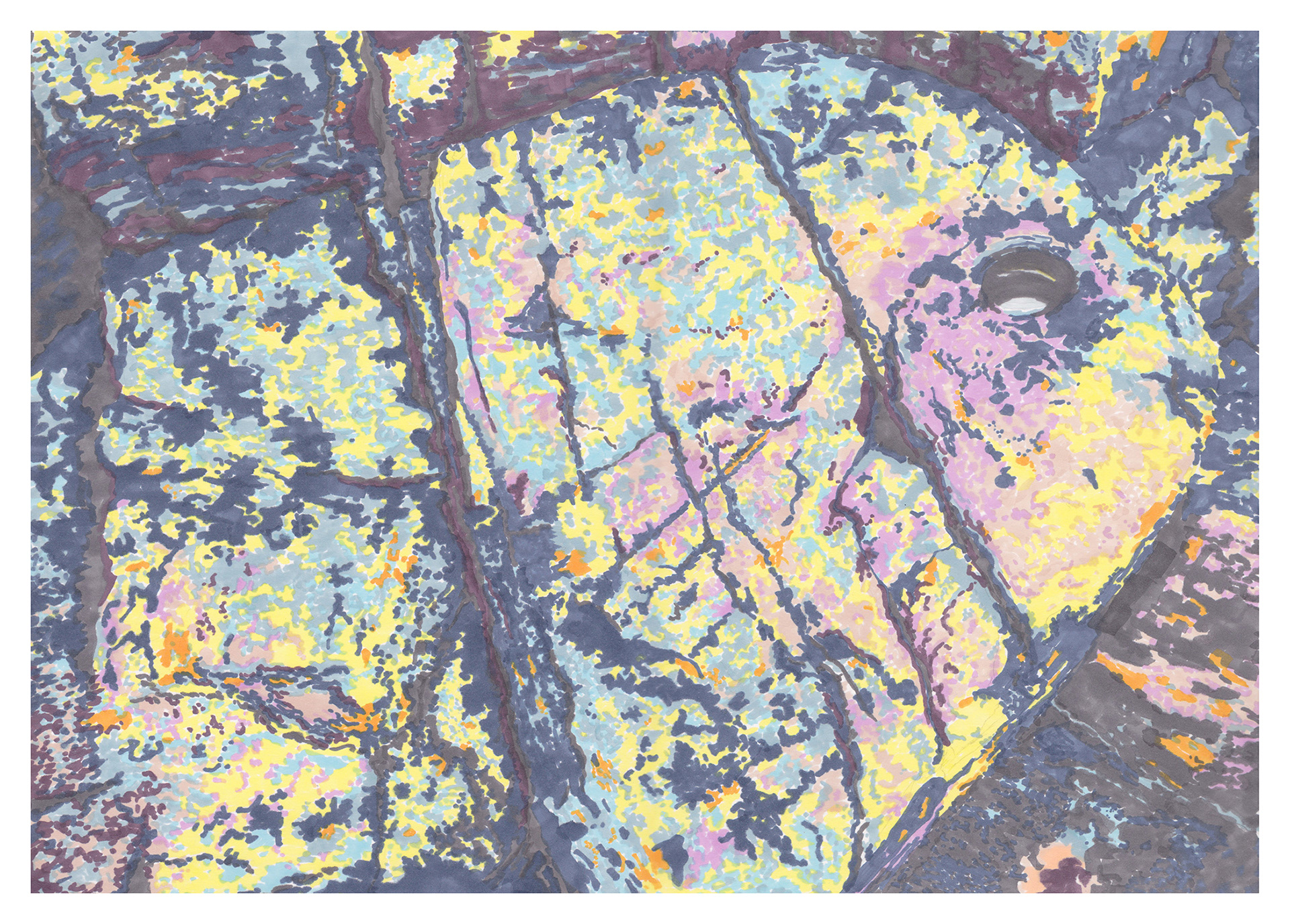 Intertidal 6, 2020, 29.7 x 42 cm