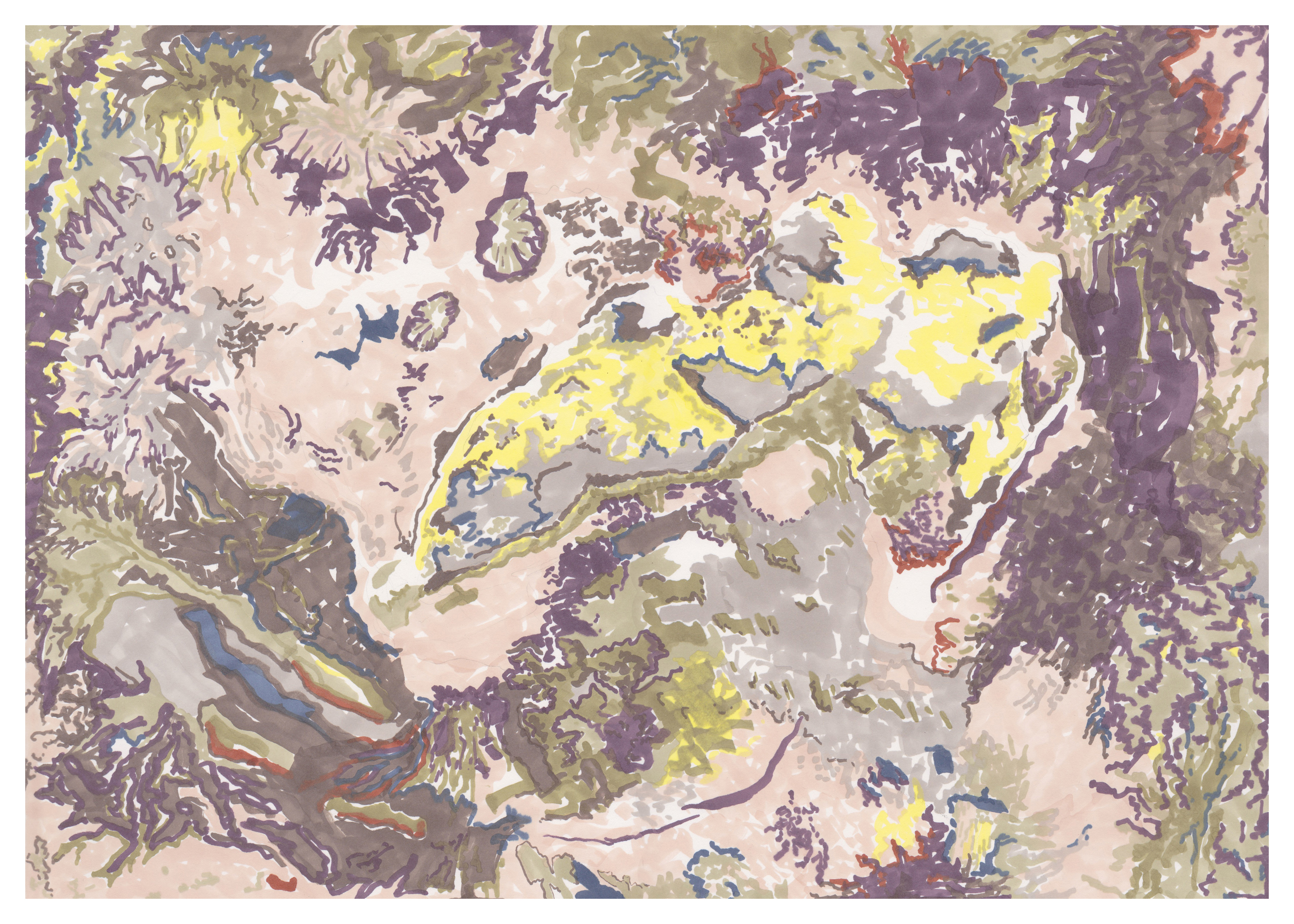 Tidal, 2020, 29.7 x 42 cm